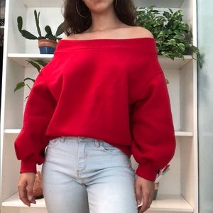 H&M off-the-shoulder sweater